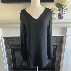Ramy Brook Asymmetrical Bell Sleeve Mini Dress size Small